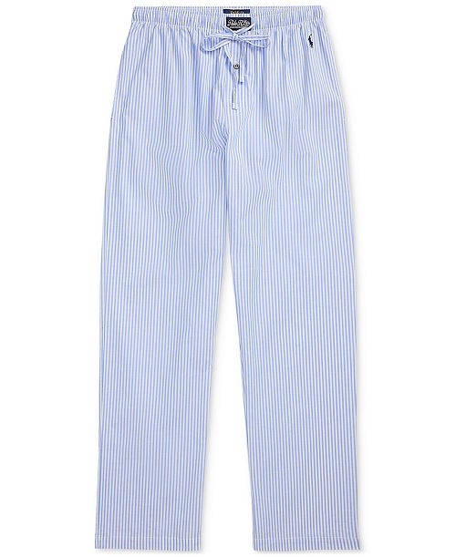 alfani Polo Ralph Lauren Men's Woven Striped Pajama Pants Men's Fashion & Accessories