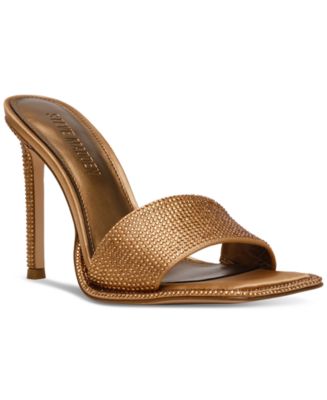 Steve Madden Women's Yara High-Heel Mule Dress Sandals - Macy's