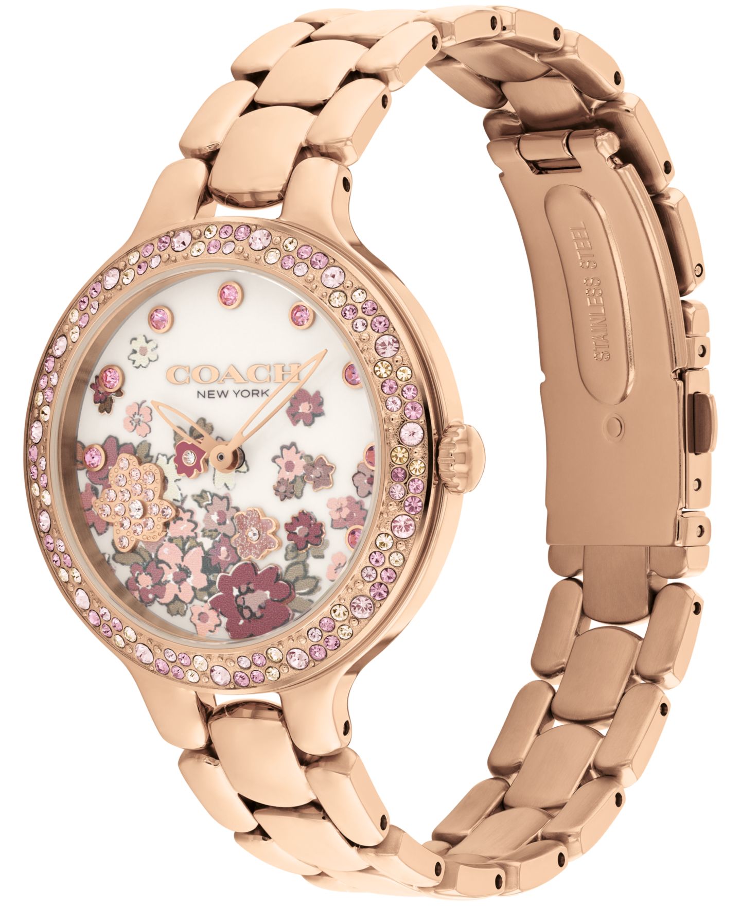 Женские часы Coach Chelsea Rose Gold Tone Stainless Steel Bracelet Watch, 36mm — фото 3