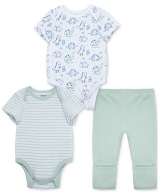 Little Me - Baby Boys 3-Pc. Dino Bodysuits & Pants Set