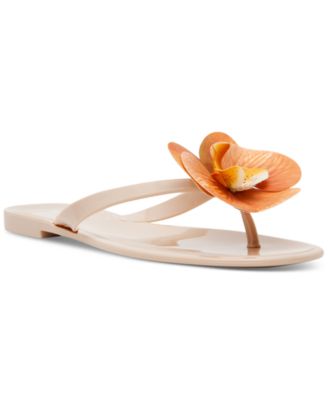 Steve Madden - Women's Poppyseed Floral Jelly Slide Sandals