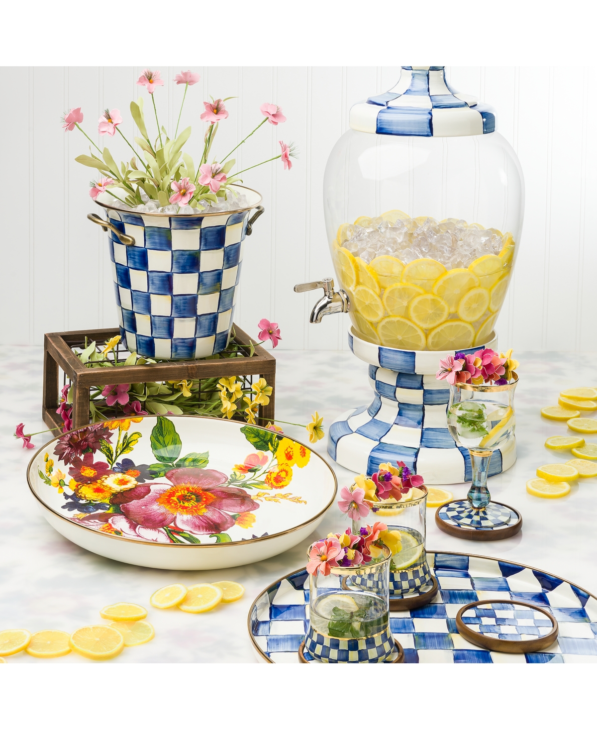 Mackenzie-childs Flower Market Abundant Bowl In Multi