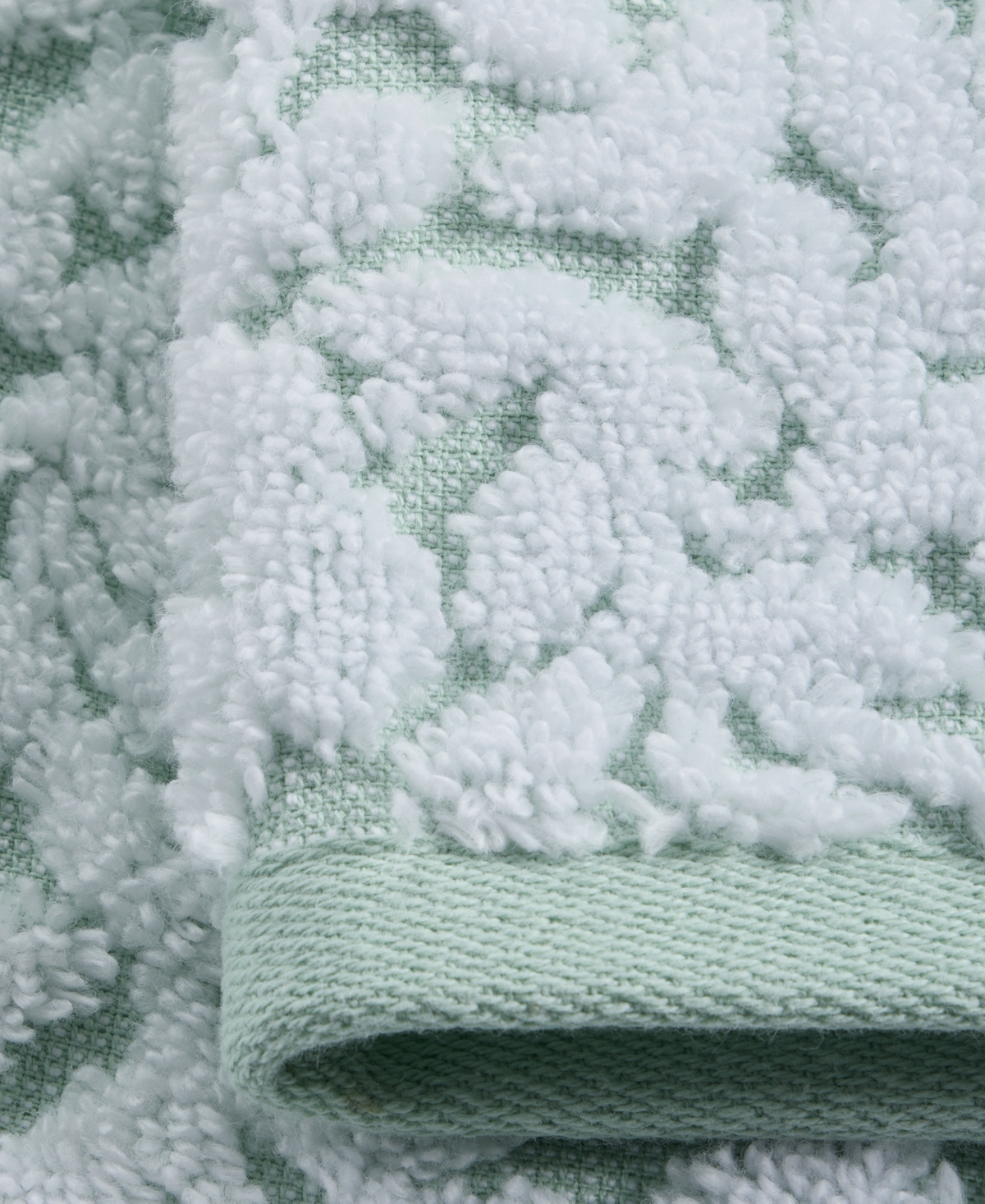 Charter Club Signature Boxwood Washcloth, 13" X 13", Exclusively At Macy's In Moss