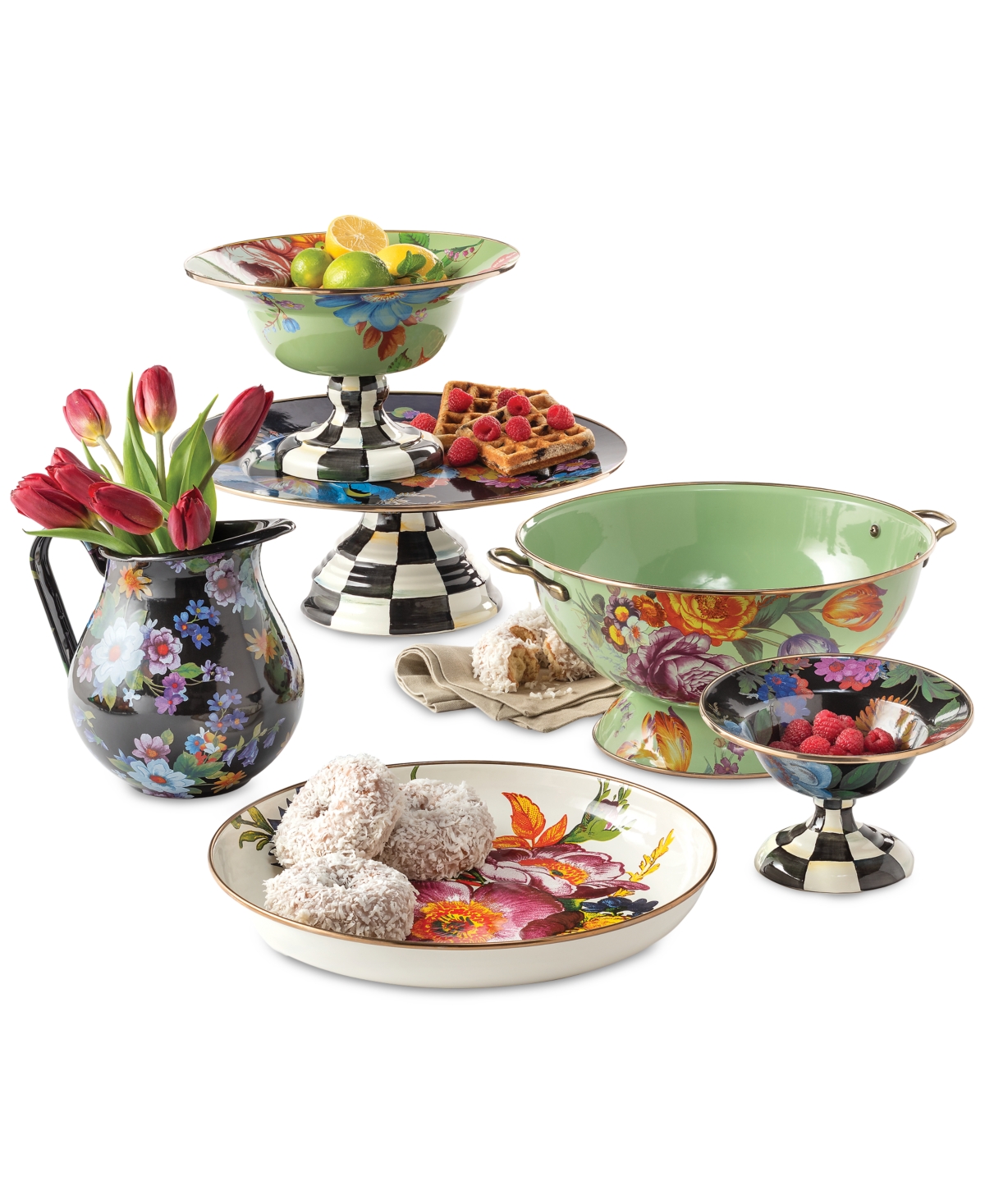 Mackenzie-childs Flower Market Abundant Bowl In Multi