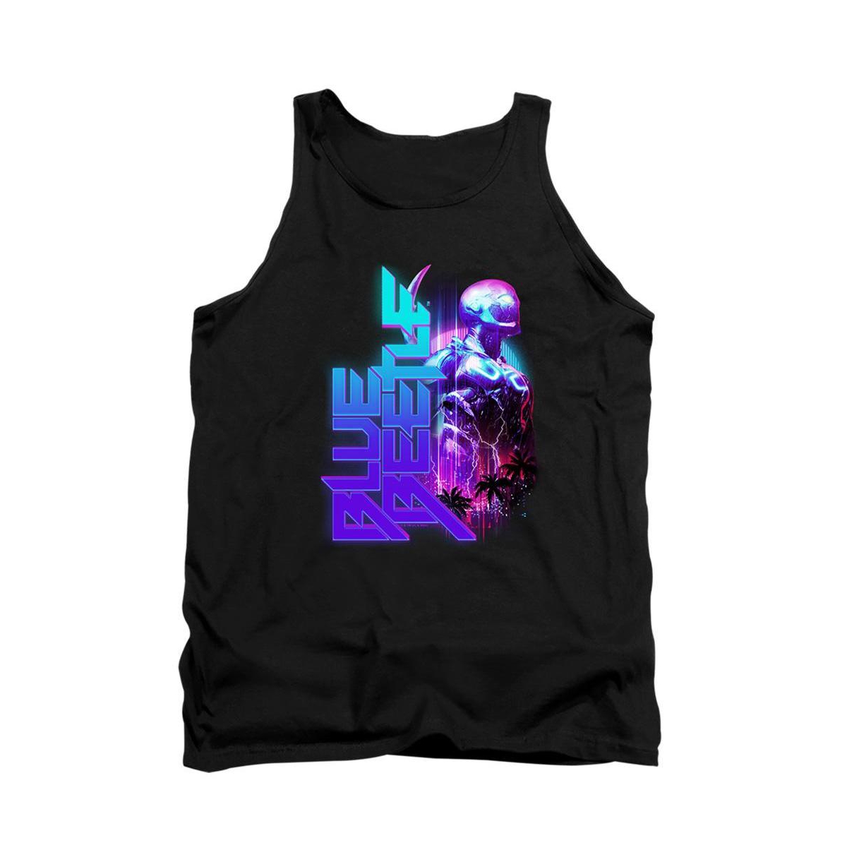 Men's Lightning Adult Tank Top - Black