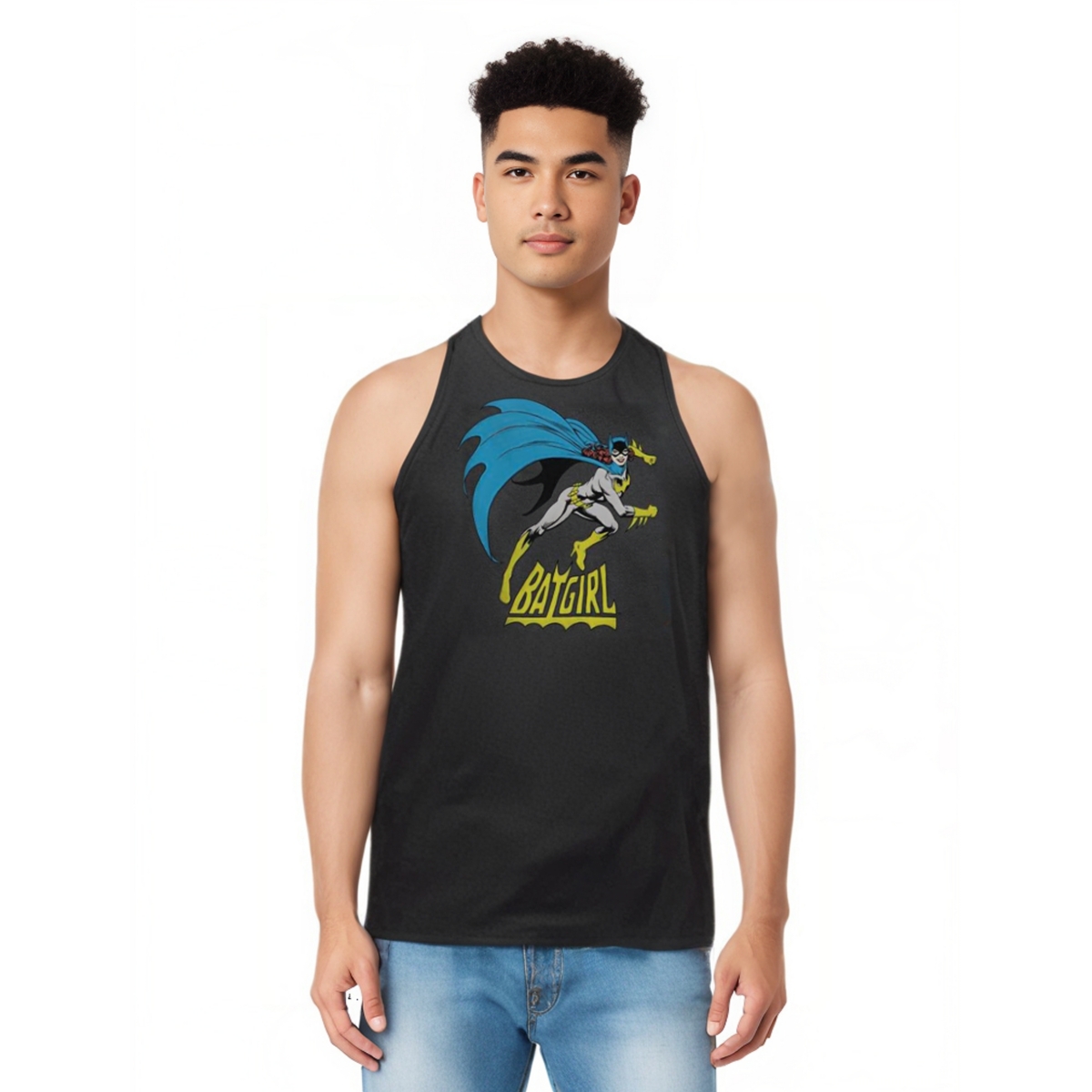 Men's Dc Comics Batgirl Batgirl Is Hot Adult Tank Top - Charcoal