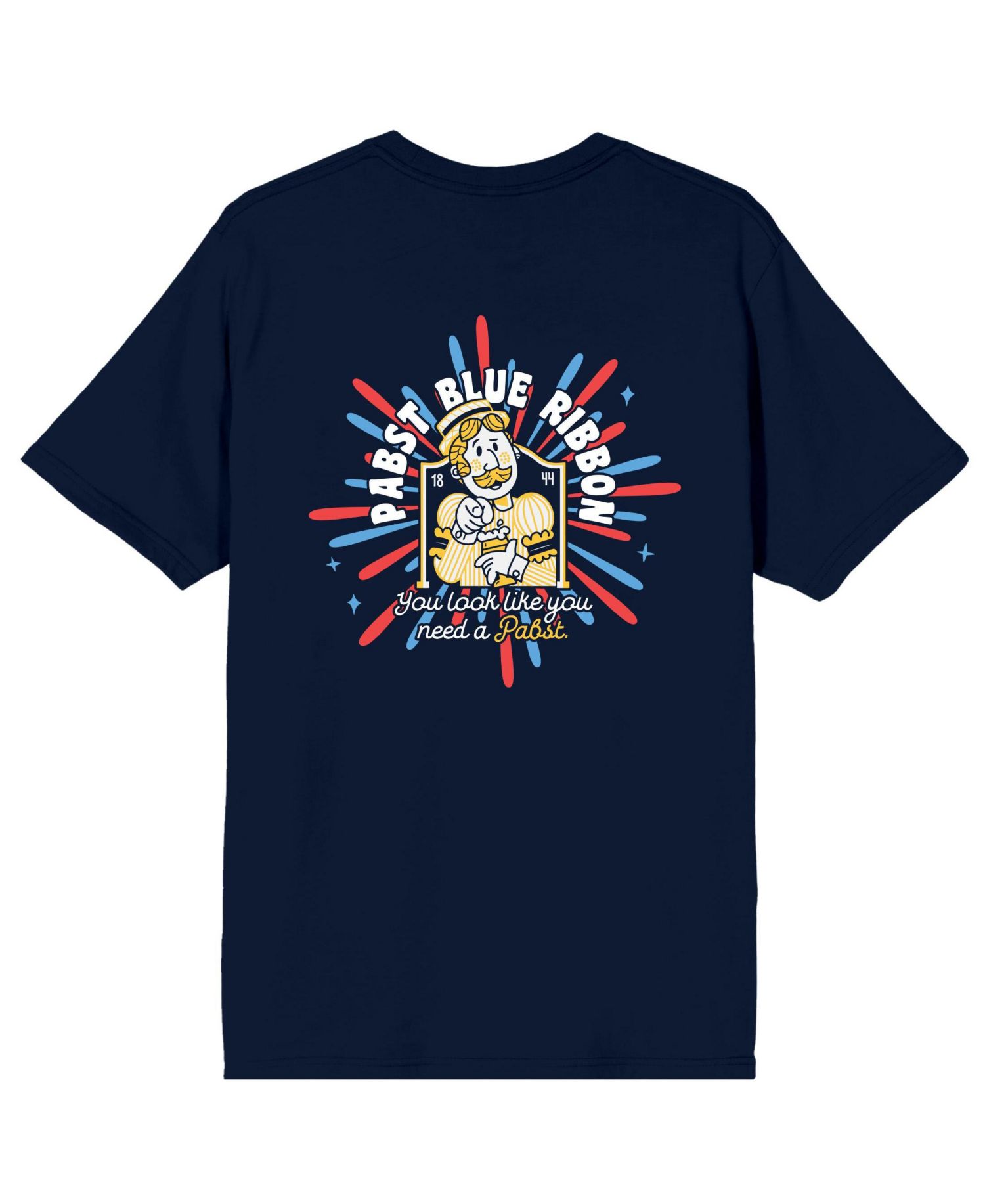 Men's Since 1844 Navy Blue Short Sleeve Tee