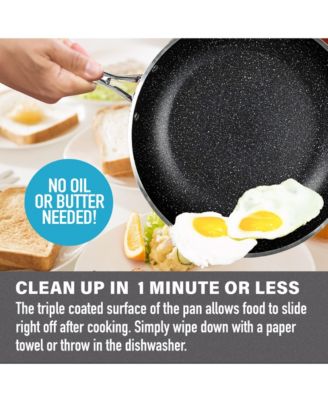 20-Piece Ultra-Durable Non-Stick Diamond Infused Cookware and Bakeware Set