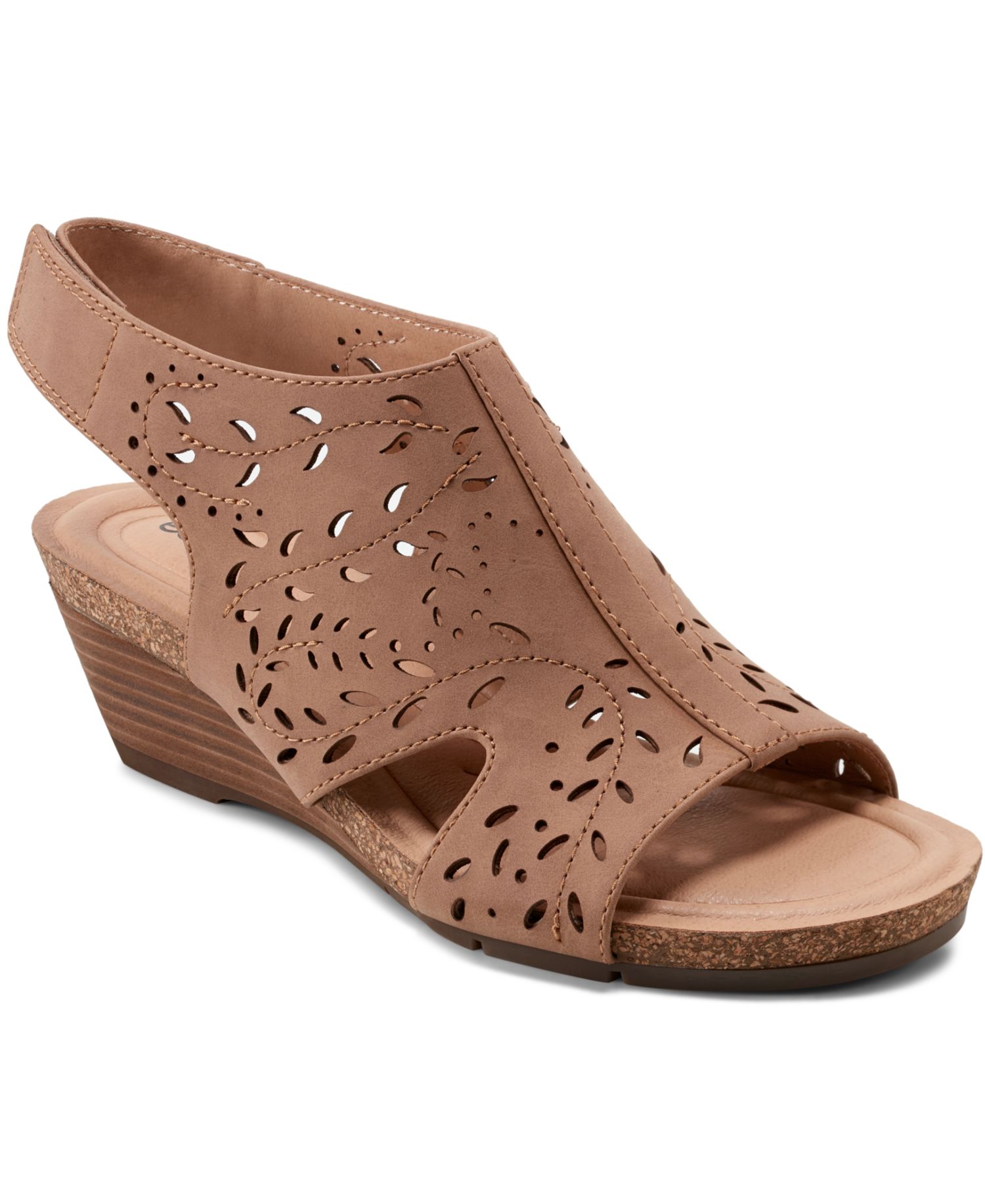 Women's Halin Cutout Slingback Wedge Sandals