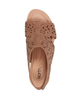 Women's Halin Cutout Slingback Wedge Sandals