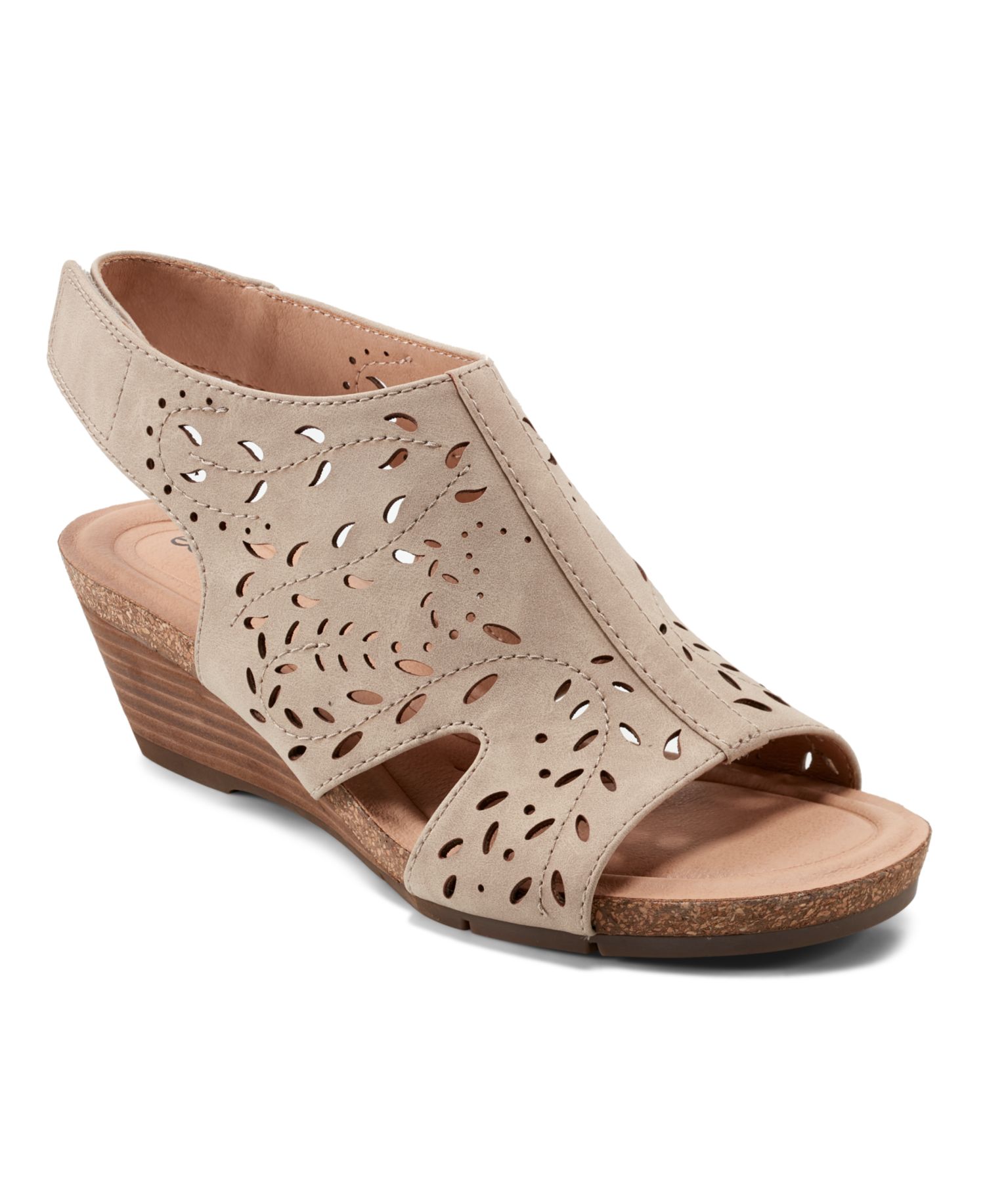 Women's Halin Cutout Slingback Wedge Sandals
