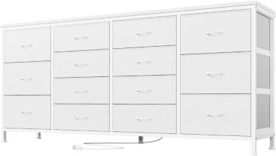 63 Inch metal 14 Drawer Dresser