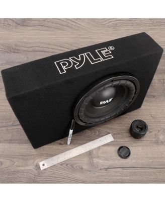 Slim Subwoofer Box System, 10'' 500W, Truck Audio Enclosure