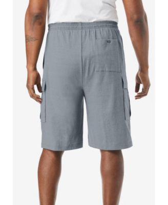 Big & Tall Lightweight Jersey Cargo Shorts