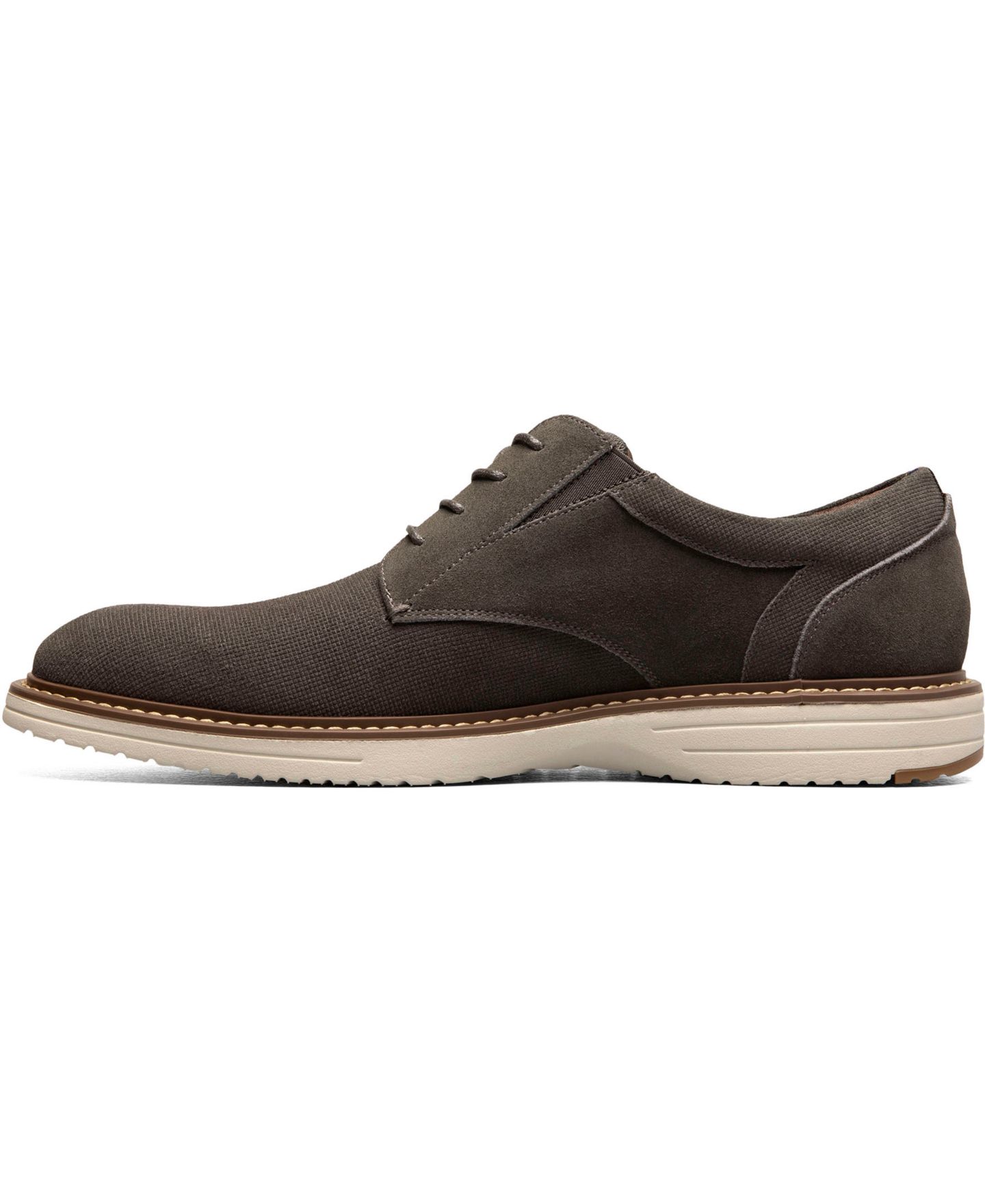 Мужские туфли Nunn Bush Griff Plain Toe Oxford, цвет: Графитовый металлик — фото 5