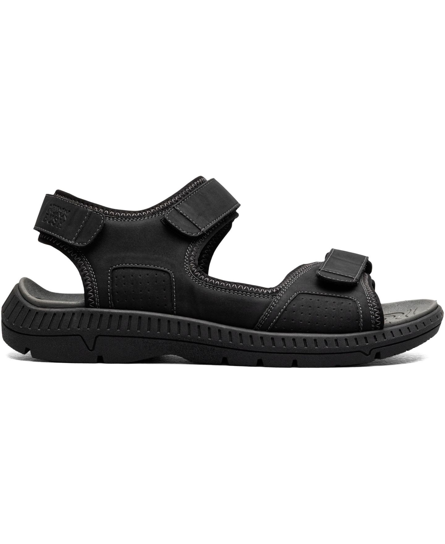 Мужские сандалии Nunn Bush Laguna 3-Strap River Sandal, цвет: Чёрный — фото 2