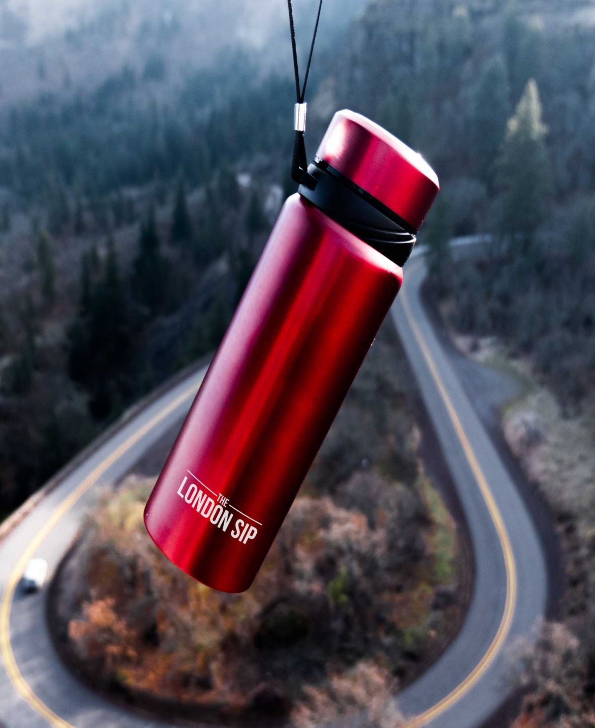 London Sip 16 Oz. Travel Tea Infuser In Red