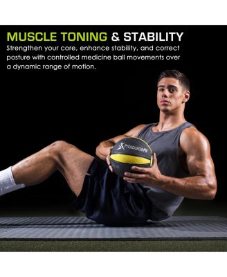 Rubber Medicine Ball, 6 lb