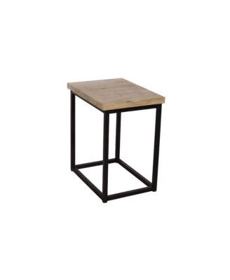 Ames Solid Wood Modern Chairside End Table