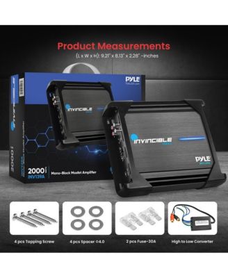 Mono-Block Mosfet Amplifier, 2000W Max, Invincible Series