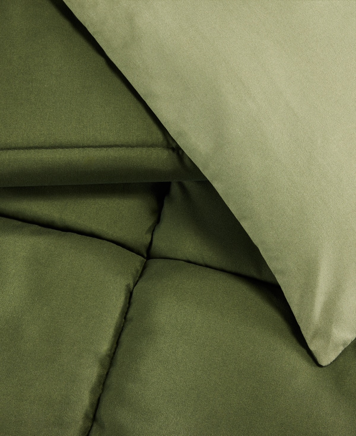 Arch Studio Microfiber Down Alternative Comforter, Full/queen, Exclusively At Macy's In Olive