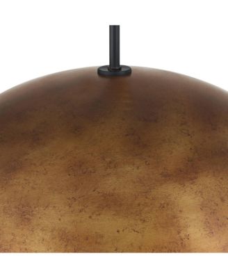 Julian 24" Rustic Pendant Ceiling Light Fixture Dining Room Over Table Dome 4-Light Brown Bronze Finish