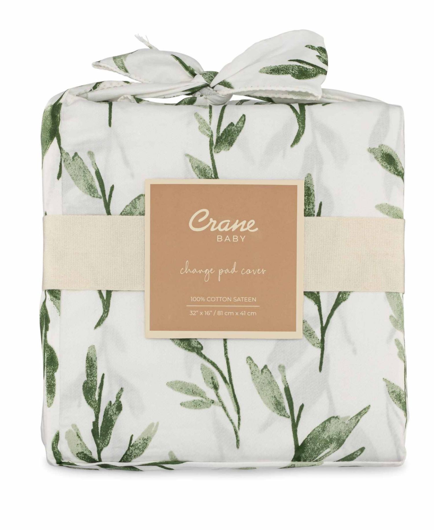 Parker Quilted Change Pad Cover - Leaf