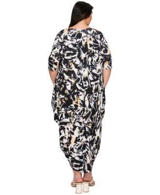 Plus Size Brielle Bubble Hem Pocket Dress