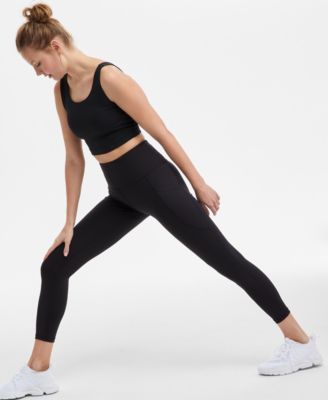 Women's Solid 7/8 Compression Leggings, Created for Macy's