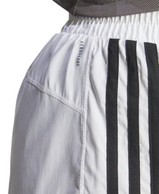 Women's Pacer Training 3-Stripes Woven High-Rise Shorts