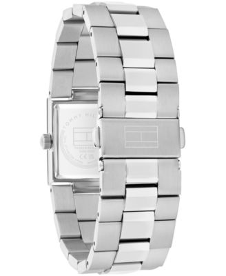 Women's Quartz Silver Tone Stainless Steel Bracelet Watch, 20.50mm x 25.20mm