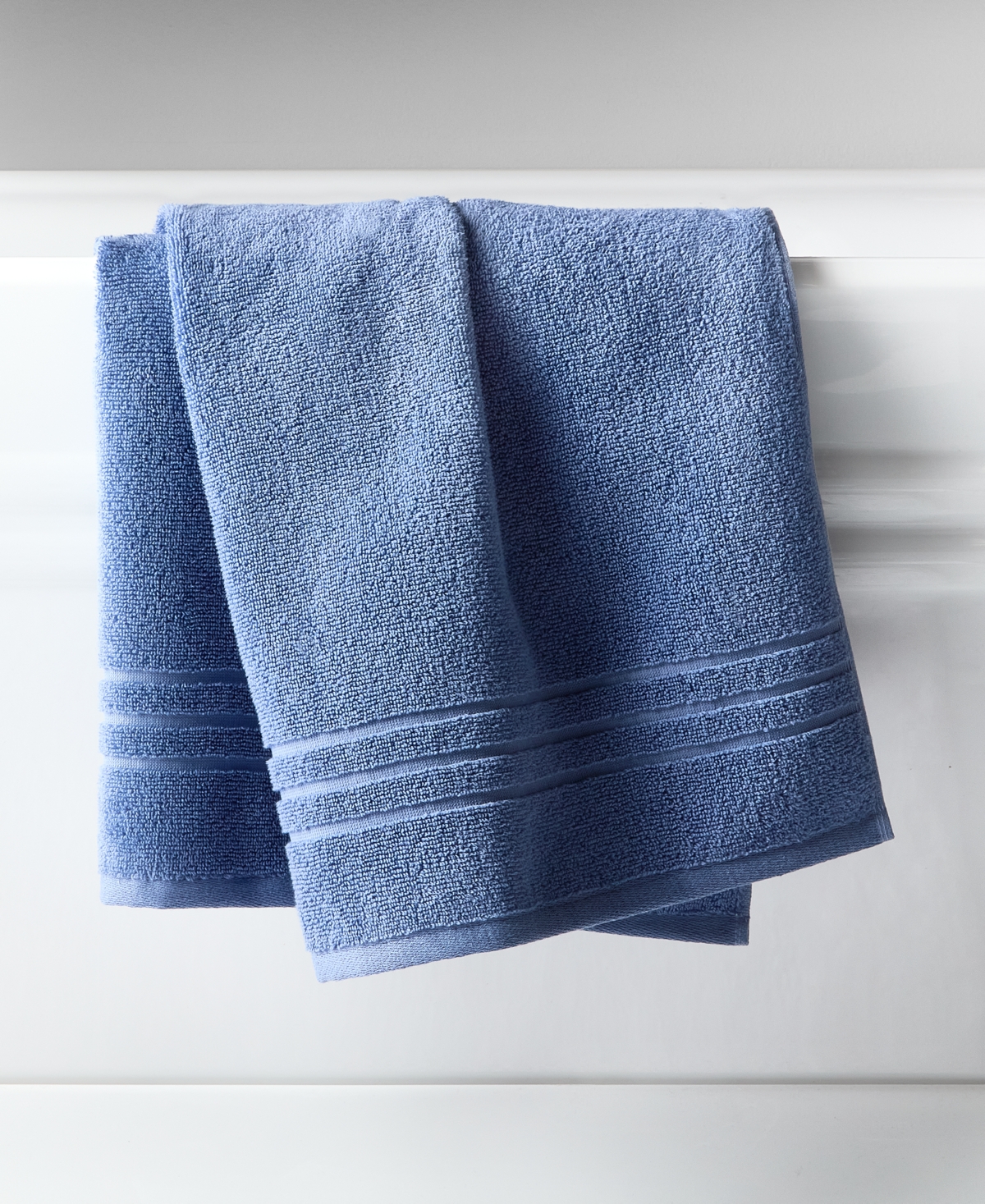 Arch Studio Quick Dry Bath Towel, 30" X 56", Exclusively At Macy's In Chambray