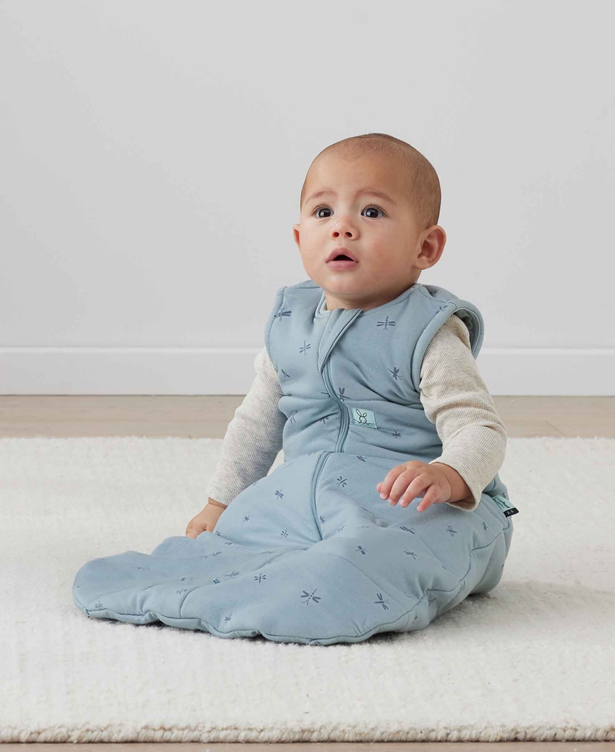 Ergopouch Baby Cocoon Swaddle Sack 2.5 Tog In Dragonflies