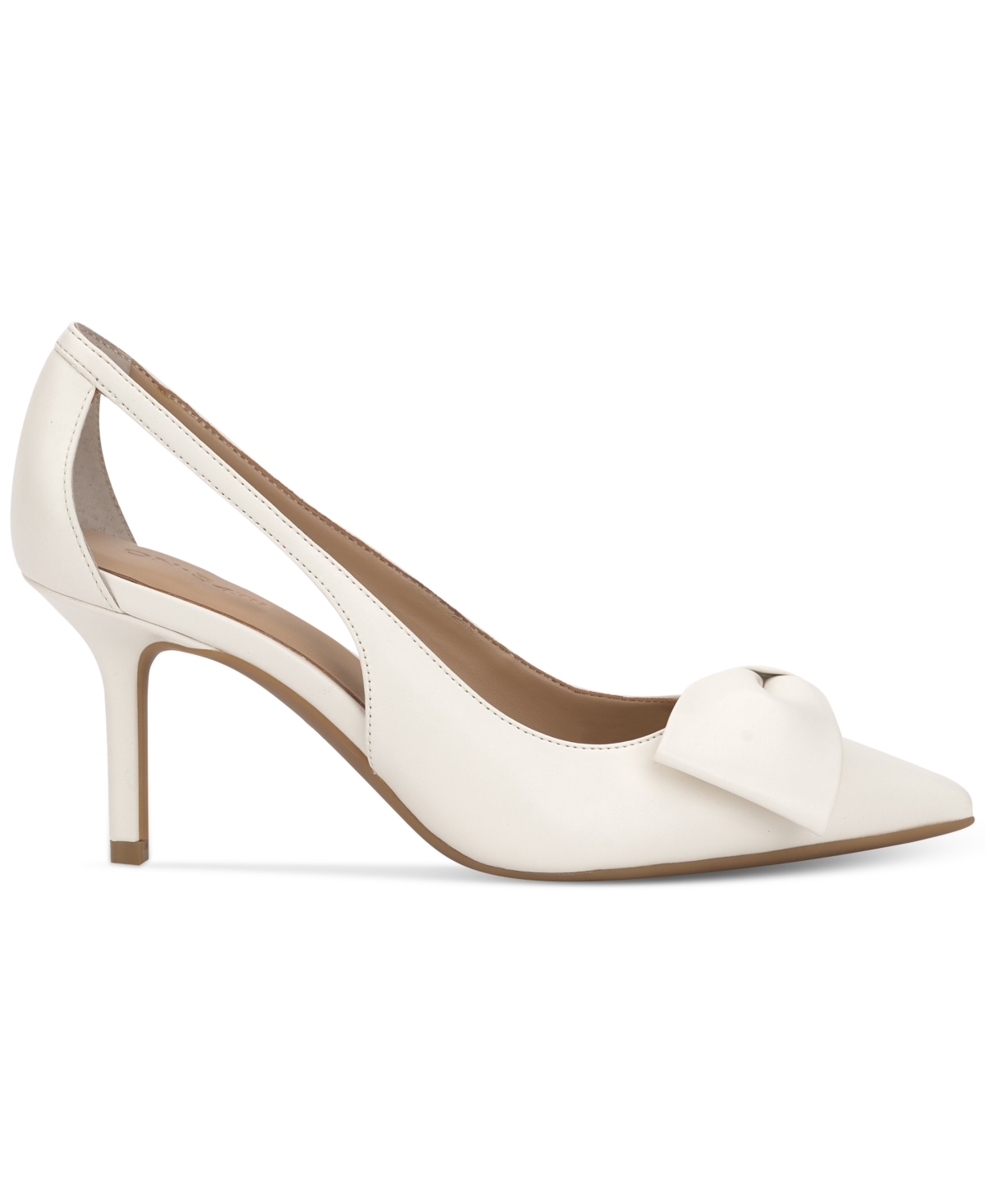 On 34th Women's Elayne Cutout Pumps, Exclusively At Macy's In White Smooth