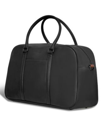 Onyx Leather Duffle Bag