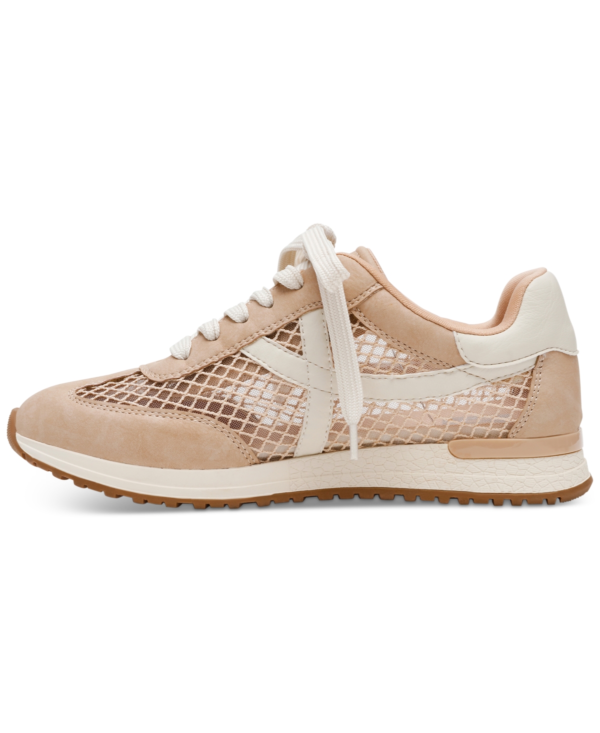 Dv Dolce Vita Women's Joque Mesh Sporty Retro Lace-up Sneakers In Camel