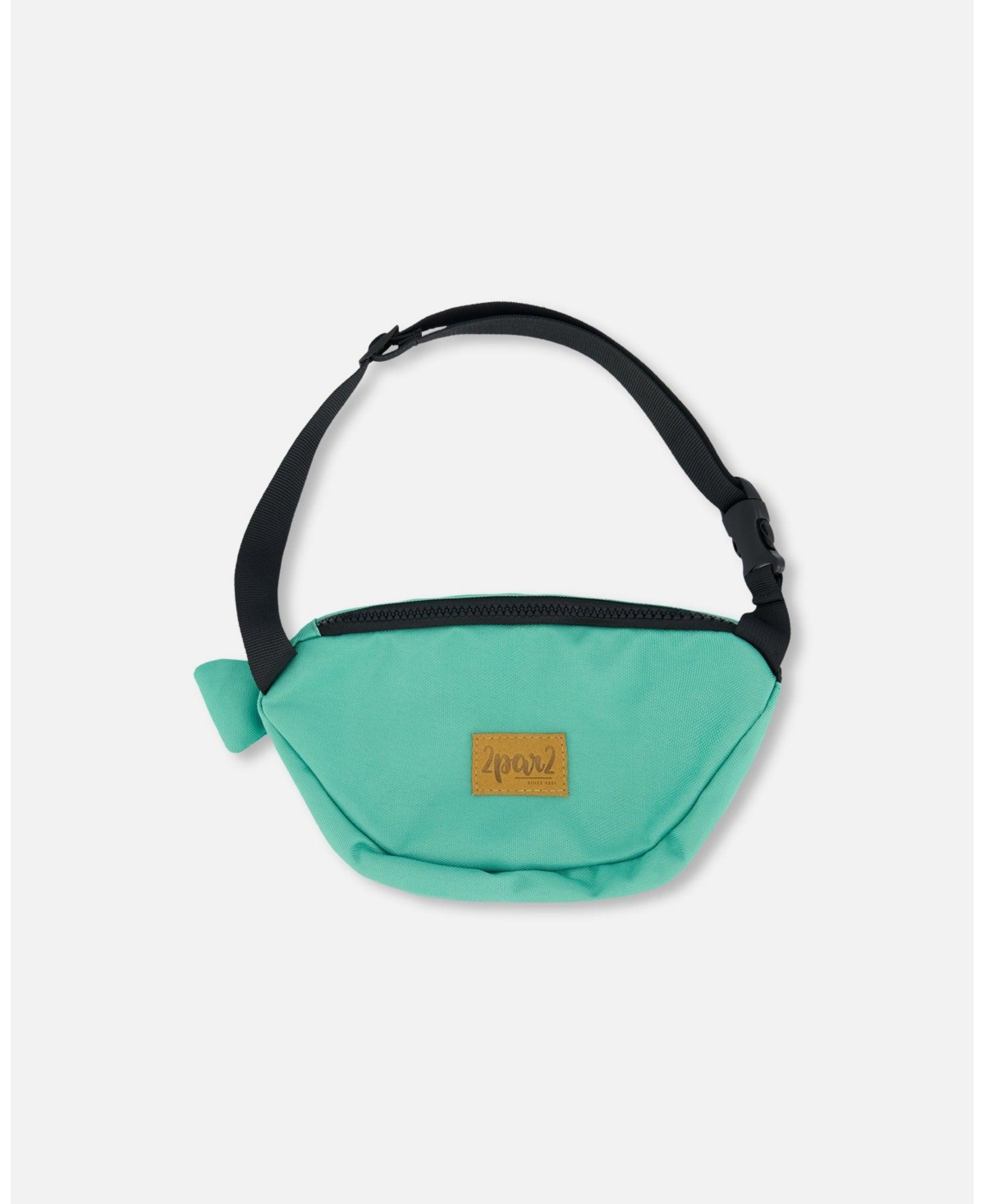 Deux par Deux Kids Unisex Fish Fanny Pack Green - Toddler|Child