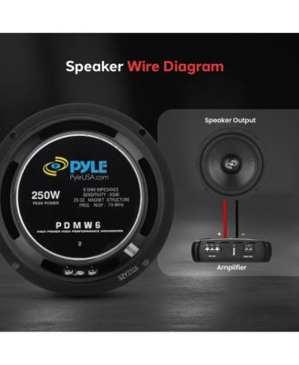 6.5" High Performance Mid-Bass Woofer