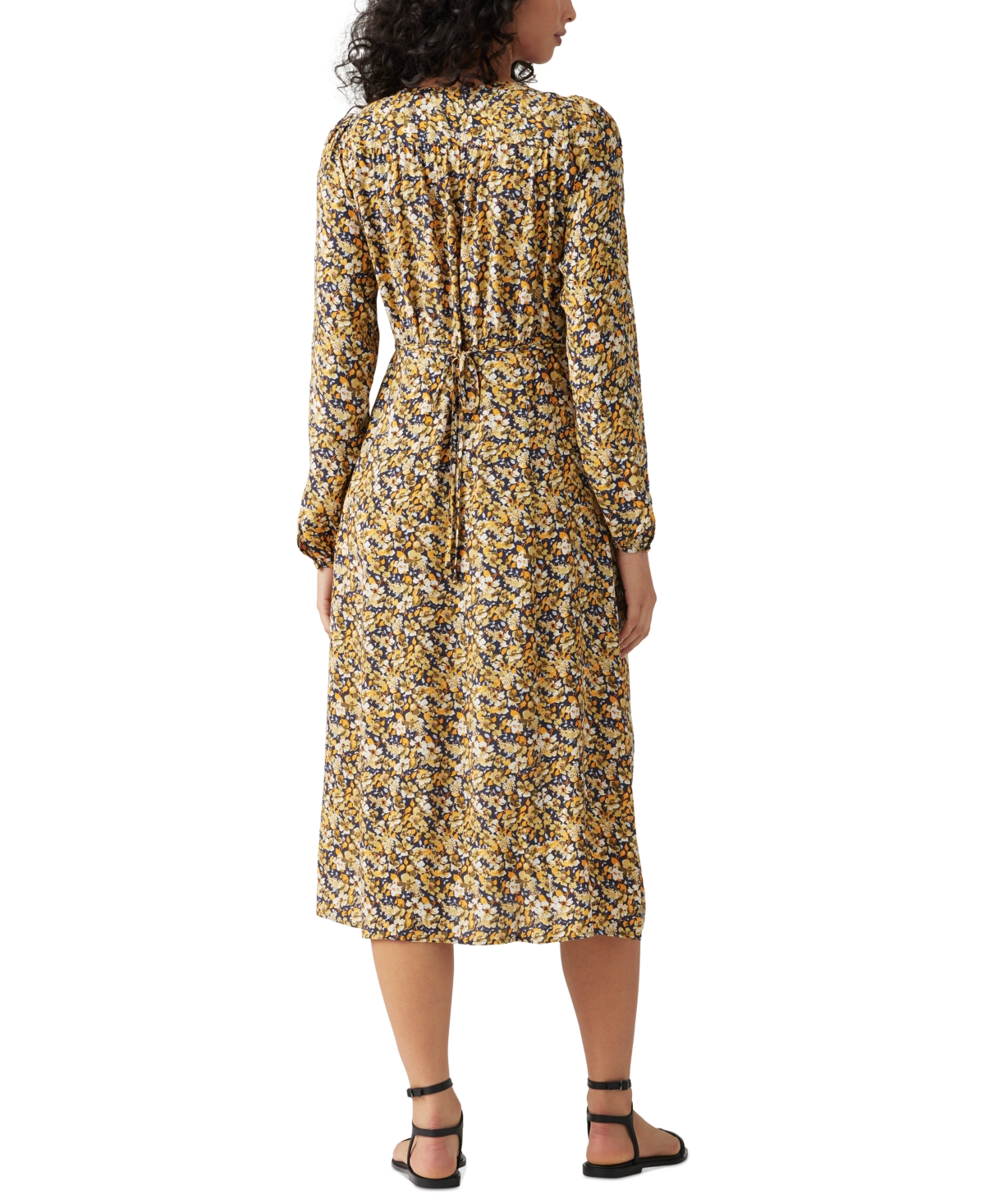Levi's Women's Sarina Midi Dress In Lillian Floral Pearl Blue