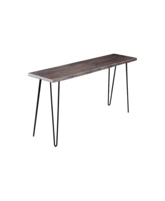 Nature's Edge Solid Acacia Counter Height Sofa Dining Table
