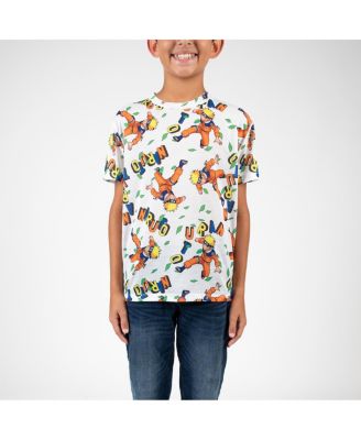 Little Boys Uzumaki Crew Neck Short Sleeve 4pk Tees-Small