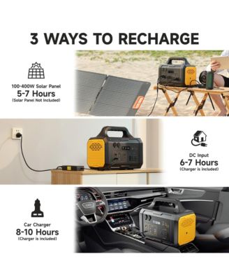 Portable Power Station 1000W 1024Wh Outdoor Solar Generator Fast Charging