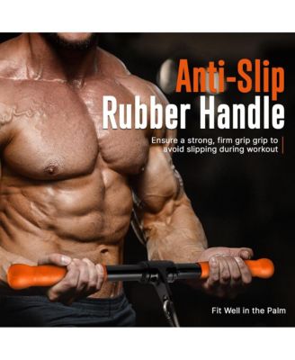 LAT Straight Pulldown Bar with Knurled Handle for Cable Machines