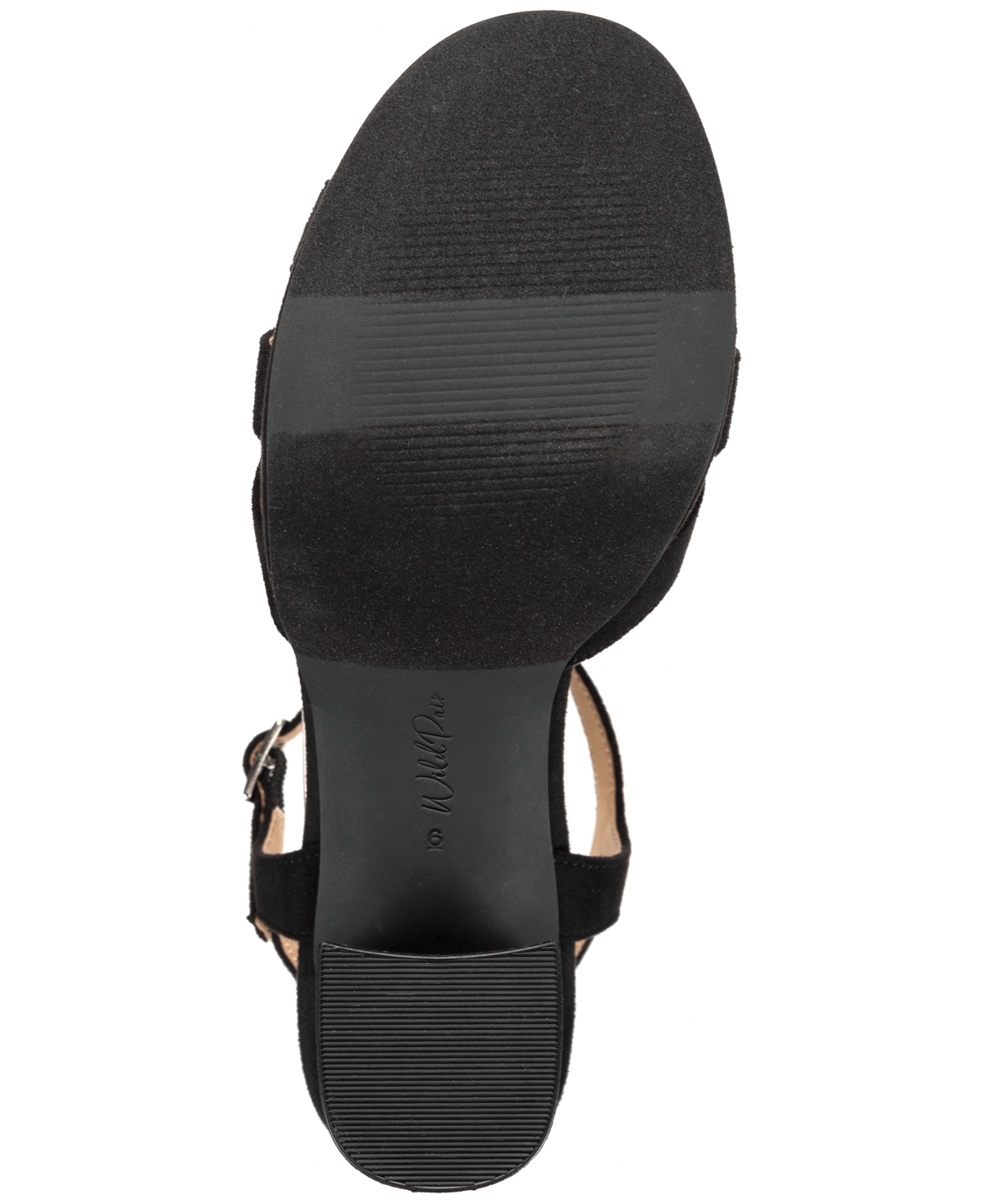 Shop Wild Pair Women's Reemii Platform Sandals, Exclusively At Macy's In Black Micro