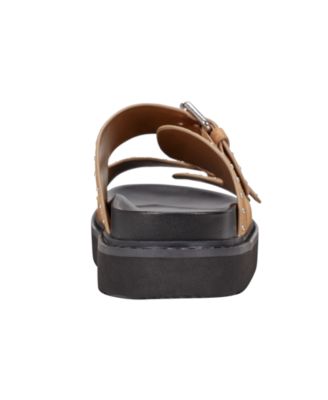 Women's Agusta Double Buckle Flatform Sandals