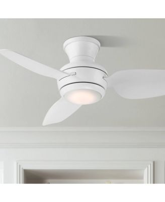 36" Whirl Modern Indoor Outdoor Ceiling Fan 3 Blade LED Light Remote Control Patio Hugger Fan