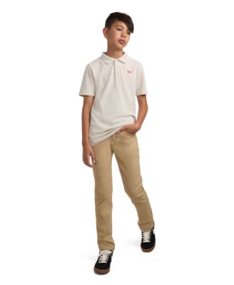 Big Boys 511 Slim Fit 5-Pocket Sueded Pants