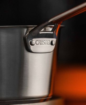 1826 3-Piece Stainless Steel Saucepan Set with Glass Lids