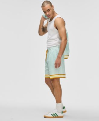 Men's Twill Striped-Trim Pull-On Shorts, Exclusively at Macy's
