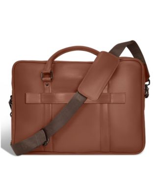 Onyx Collection Leather Slim Briefcase